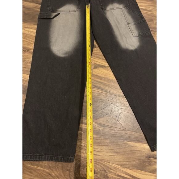 VTG Phat Farm Baggy Black Jeans Y2K NWT Size 38 - Picture 5 of 7